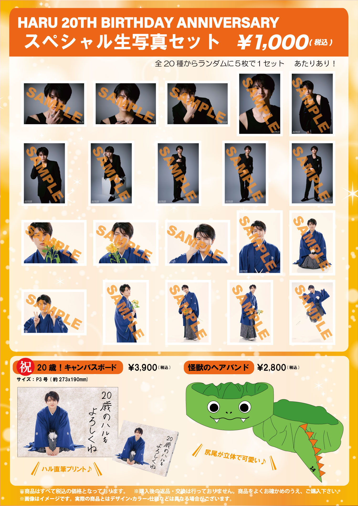 夢8会員限定】 ハル 20th Birth Anniversary Ver.スペシャル生写真